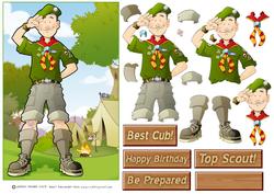 Cub/scout Dude (red & Yellow)