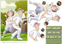 Bowling Dudes Couple