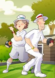 Bowling Dudes Couple A4