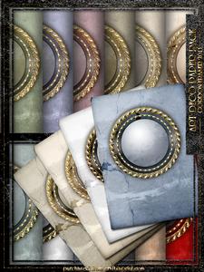 Art Deco Pearl Paper Kit