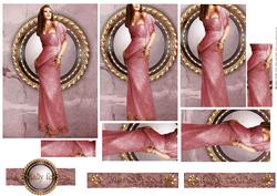 Art Deco Lady Pearl (pink) Pyramid