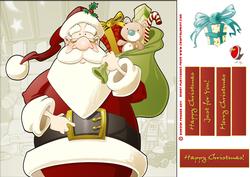 Santa Dude Ii 8x8 Card