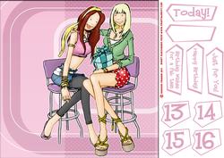 Teen Friends/daughter/sister 8x8 Card