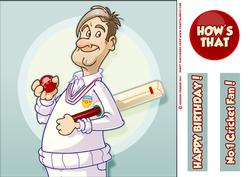 Cricket Dude 8x8 Card