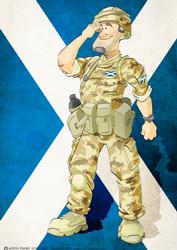 Scottish Army Dude A4