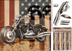 Harley Davidson 8x8 Quick Card