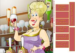 Barmaid of the Year! 8x8 Quick Card