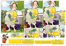 Gardening Lady Pyramid