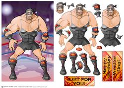 Wrestler Dude (black)