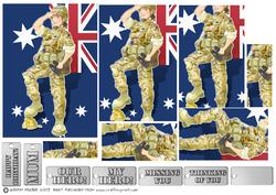 Australian Army Lady Pyramid.