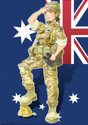 Australian Army Lady A4