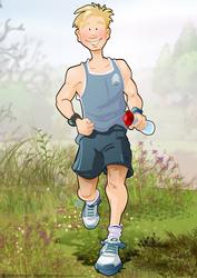 Jogger Dude (blue) A4