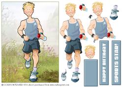 Jogger Dude (blue)
