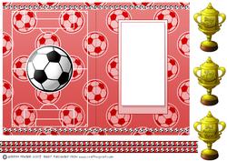 Football Dude Insert Red