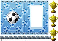 Football Dude Insert Blue