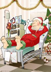 Get Well Soon Dude Ii Christmas A4