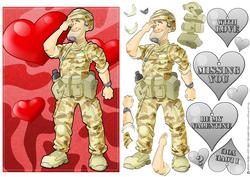 Army Dude Valentines Day