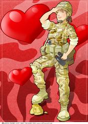 Army Lady Valentines Day A4
