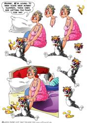 Bunny Slippers Decoupage Sheet