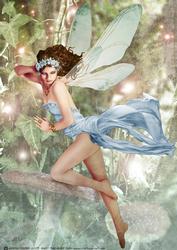 Forest Fairy Acantha Blue A4