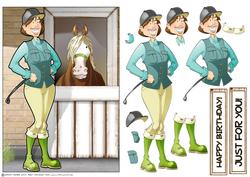 Horse Rider Lady