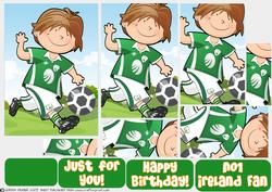 Mini Dude Footballer Ireland Strip Pyramid