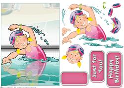 Cute Swimmer Girl