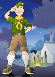 Cub/scout Dude (yellow/nighttime) A4