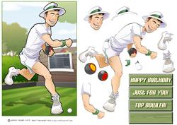 Young Lawn Bowls Dude