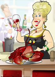 Rock Lobster Lady A4