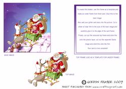 Santas Little Helpers Shaker Card