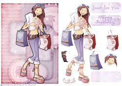 Shopaholic (pink)