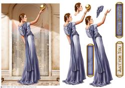 Art Deco Lady Pandore Lilac