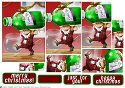 Christmas Gin Mouse! Pyramid