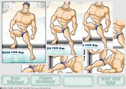 Swimmer Dude Pyramid