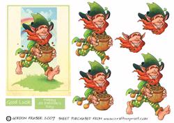 St Patricks Good Luck Leprechaun