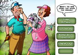 Golf Irons 8x8 Quick Card
