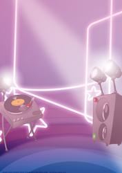 Roller Blade Disco Queen Background
