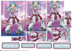 Roller Blade Disco Queen Pyramid