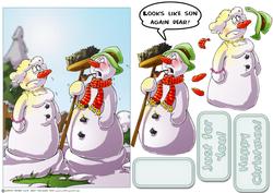 Sunny Snowmen