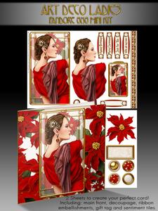Art Deco Pandore (red) 8x8 Mini Kit
