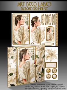 Art Deco Pandore (cream) 8x8 Mini Kit
