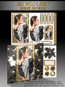 Art Deco Pandore (black) 8x8 Mini Kit