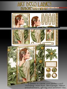 Art Deco Pandore (green) 8x8 Mini Kit
