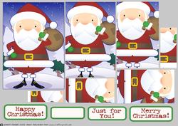 Cute Santa Pyramid