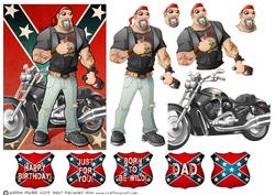 Angel of Hell Confederate Flag Dude