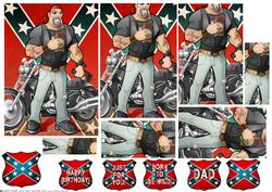 Angel of Hell Confederate Flag Dude Pyramid