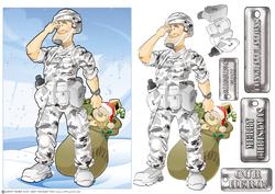 Christmas Army Dude