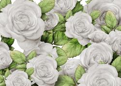 Rose Backing Paper Silver