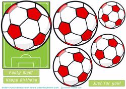 Football Red Pyramid